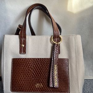 Frances Valentine Chloe Bag small. Natural bag